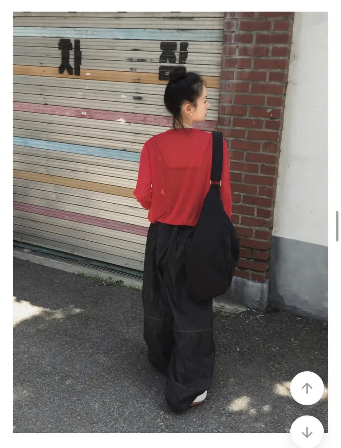 [새상품] 언버티 린넨 가디건 레드 상품이미지3