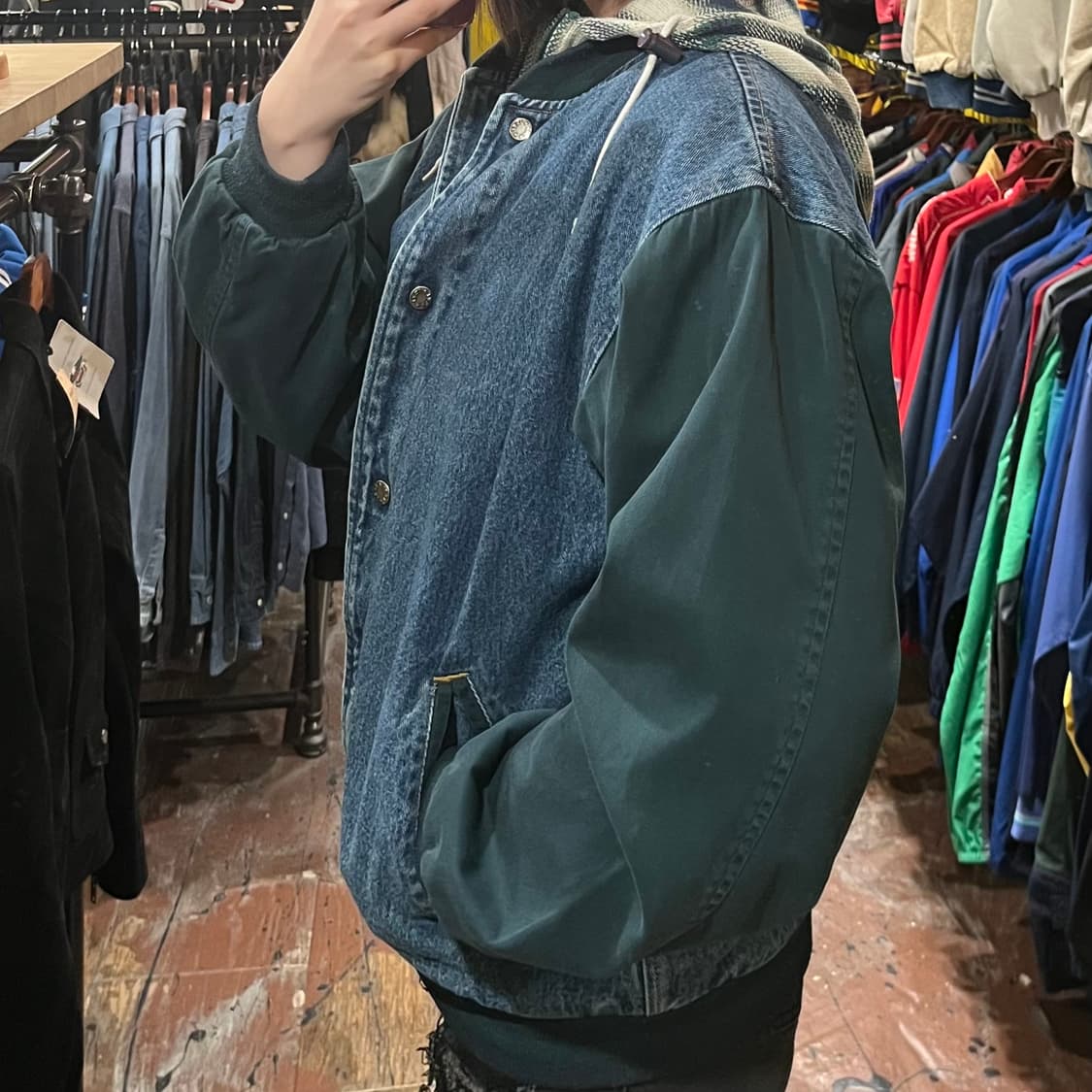 [HI] 빈티지 하이브리드 자켓 상품이미지4