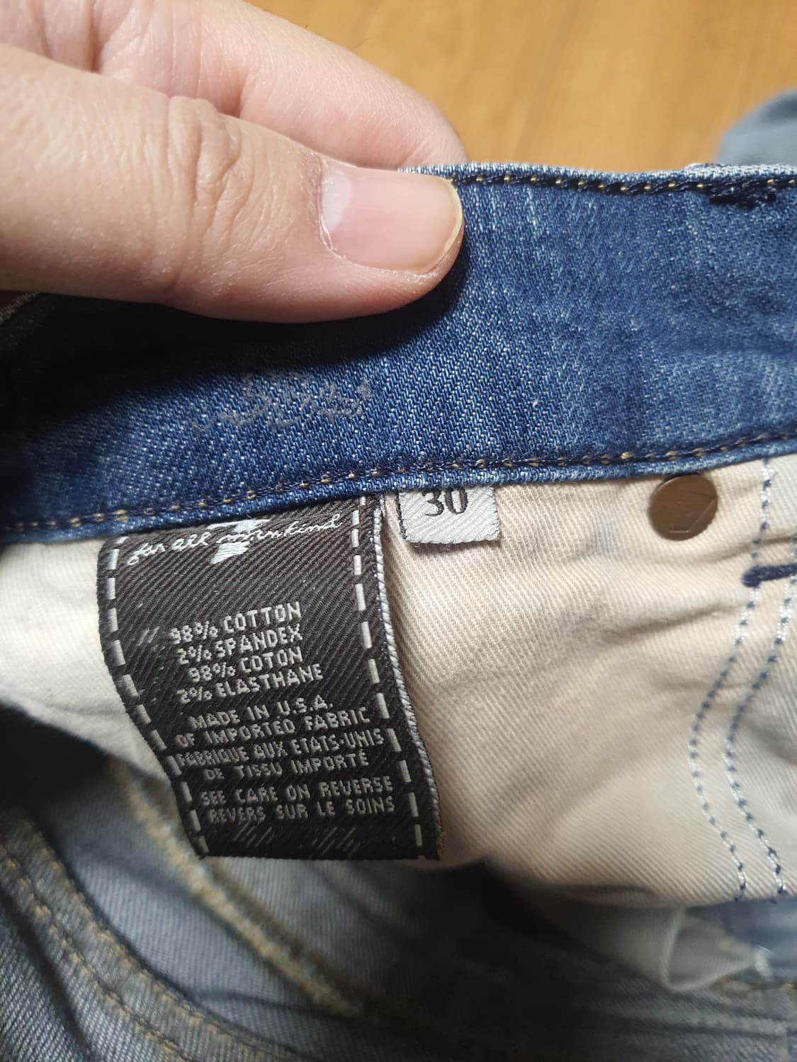 세븐 맨카인드 청바지 30사이즈 상품이미지4