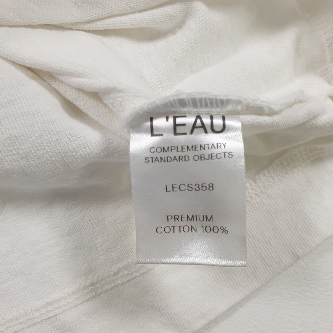 L'EAU 스탠다드 오브젝트 긴팔 티셔츠 상품이미지3