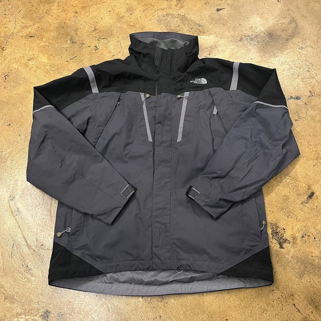 [정품/M] 노스페이스 바람막이 블랙 그레이 b14 상품이미지2