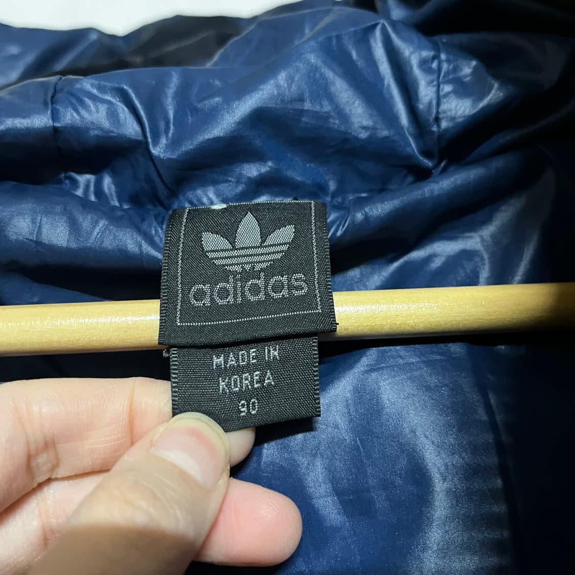 아디다스 올드스쿨 넉다운 패딩 S 상품이미지5