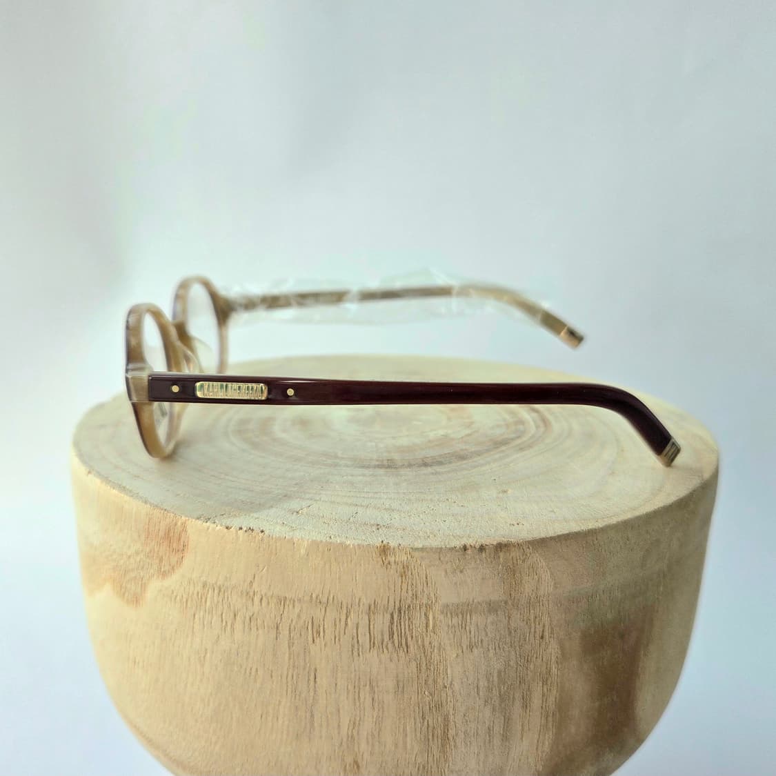 칼라거펠트 볼드 안경테 브라운 뿔테 투톤 상품이미지4