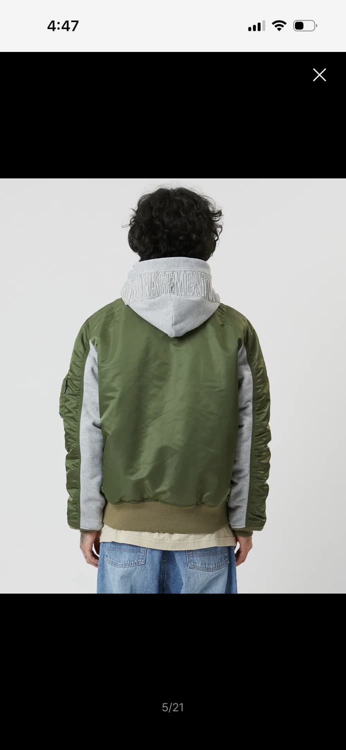 LMC X ALPHAINDUSTRIES 봄버 자켓 상품이미지7