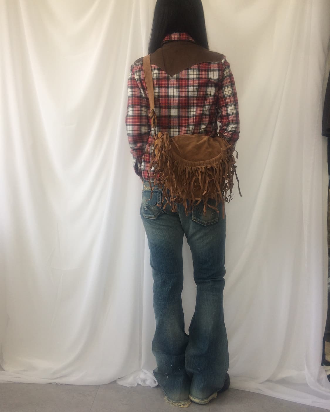 Western mood check pattern shirt 상품이미지8