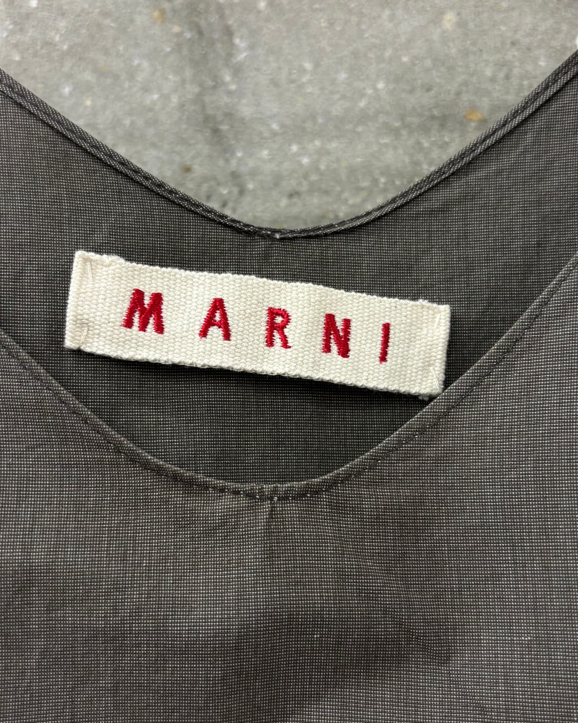 Marni 마르니 차콜 나시 끈 원피스 상품이미지6