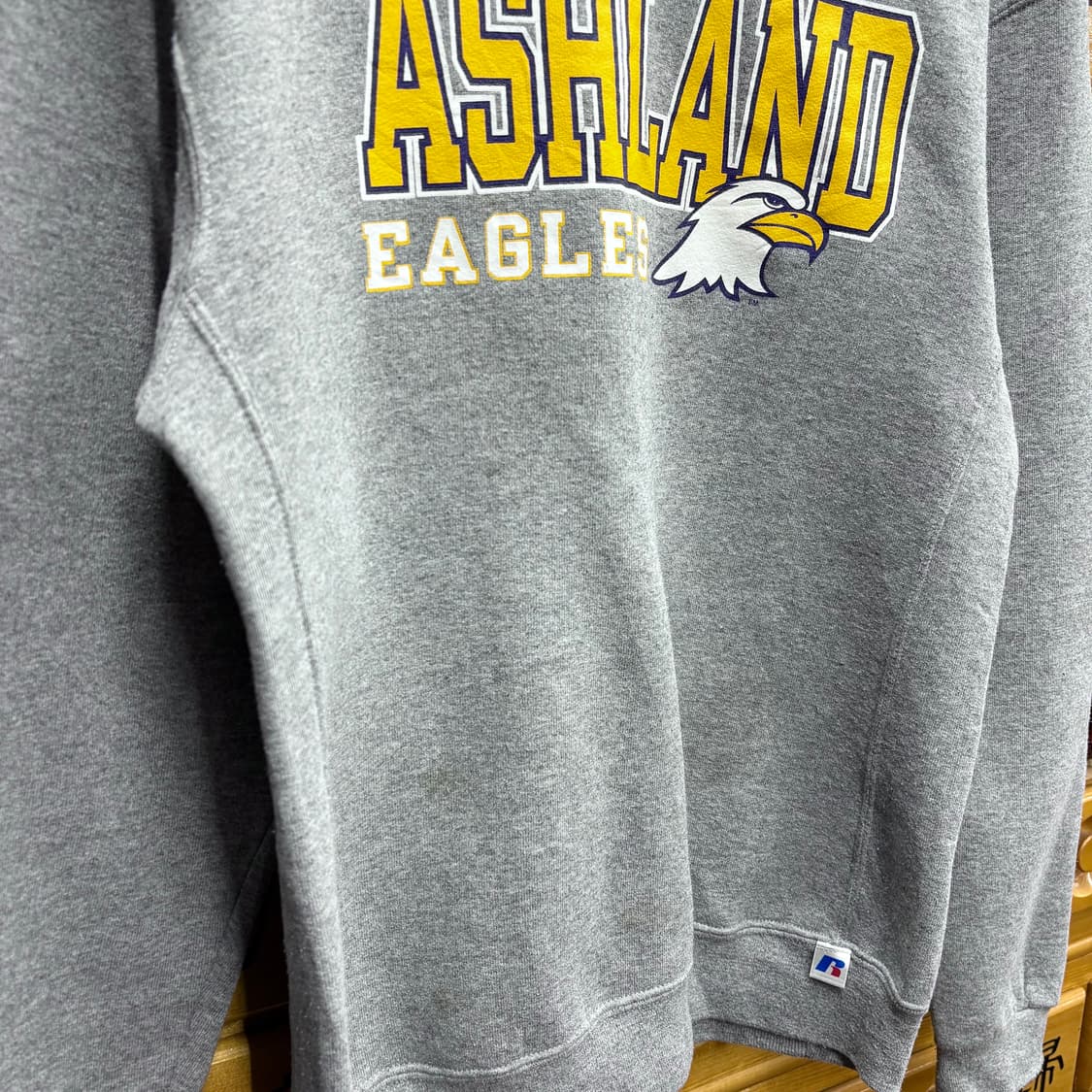 (XL) 러셀 프린팅 라운드 맨투맨 상품이미지4