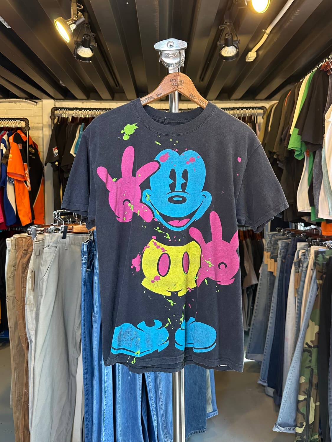 디즈니 미키마우스 프린팅 티셔츠 상품이미지1