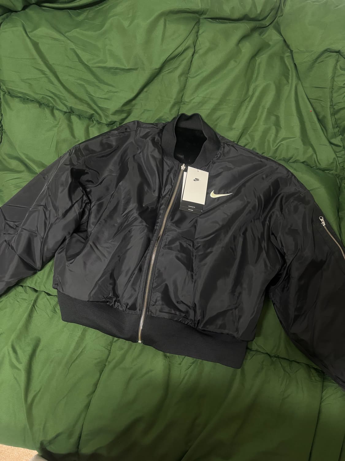 나이키 리버시블 양면 퍼 봄버 자켓 M 상품이미지2