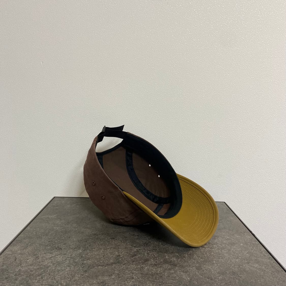 슈프림 박스로고 캠프캡 모자 왁스드 코튼 브라운 상품이미지7