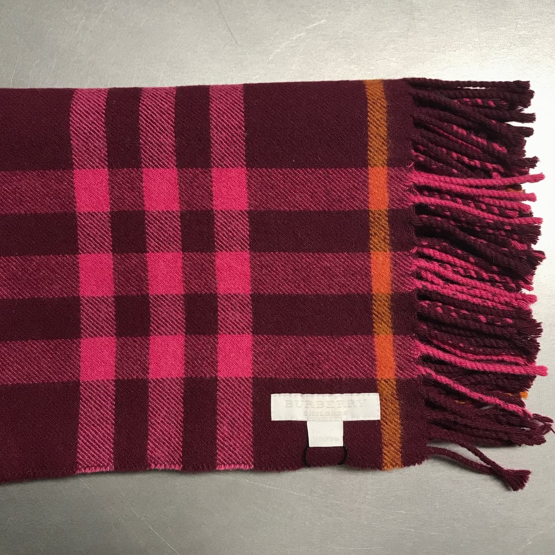 버버리 정품 머플러 핑크 상품이미지3