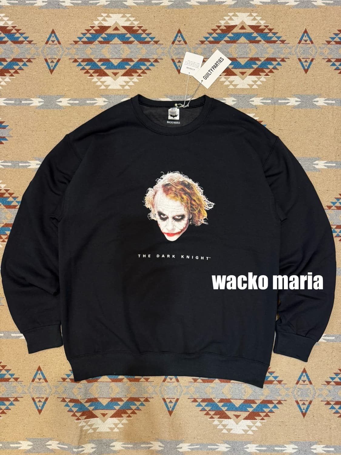 [XL] 와코마리아 x 다크나이트 트롤리지 스웻셔츠 상품이미지1