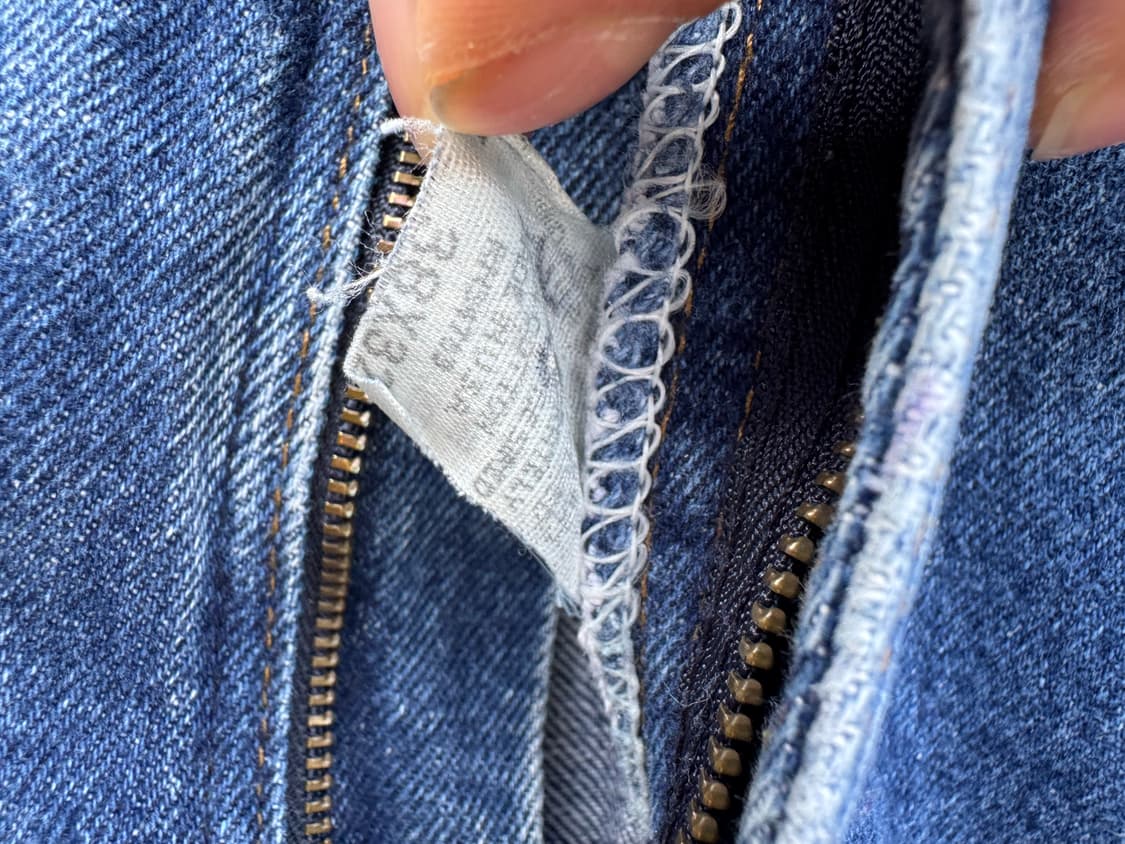 90s lee 빈티지 202-0389 부츠컷 워싱 데님 팬츠 517 상품이미지7