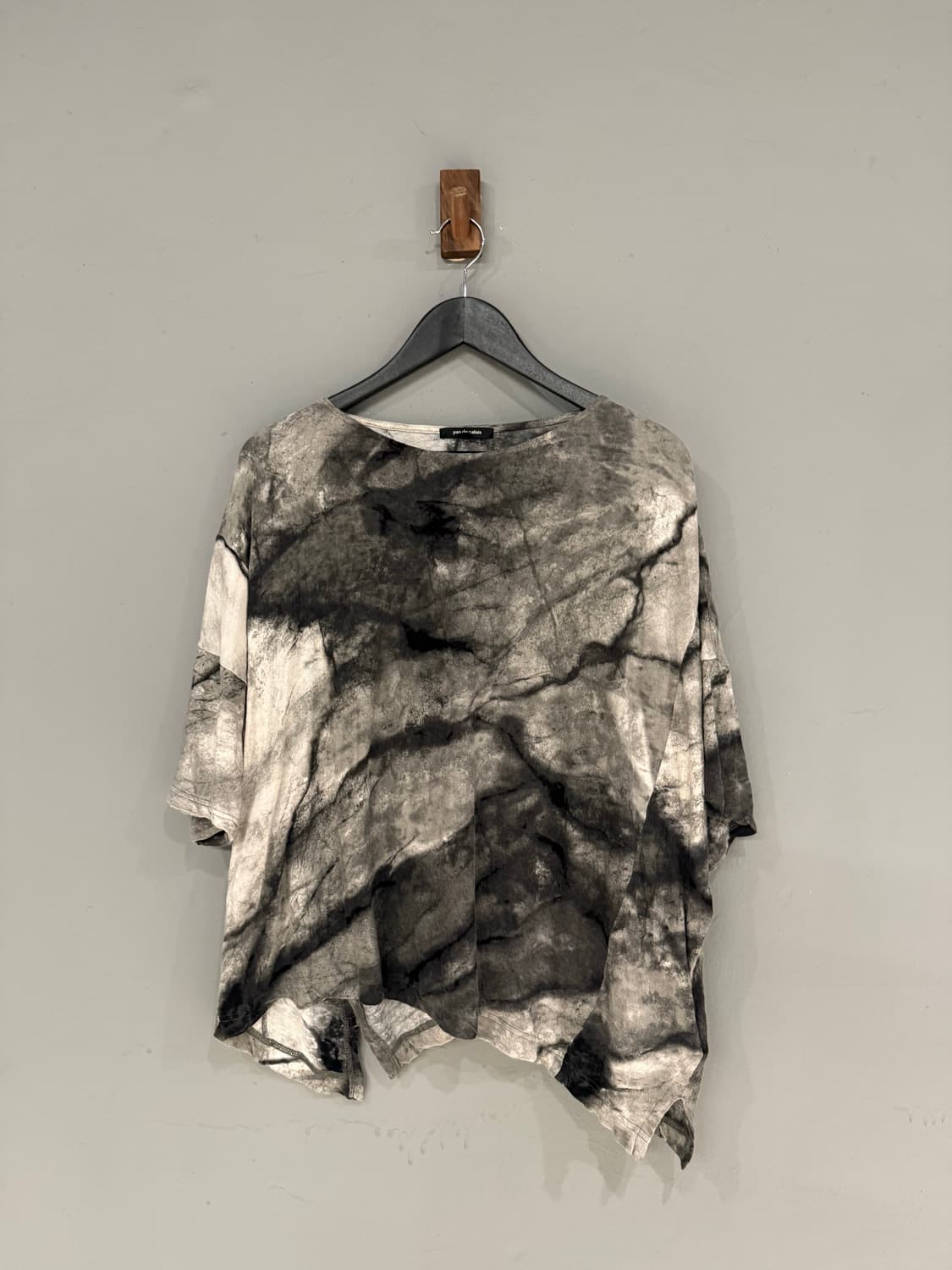 grunge tie-dye printing detail top 상품이미지5