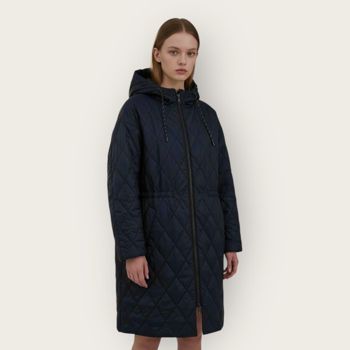 IT44/ 막스마라 위캔드 퀄팅 후디드 롱패딩 점퍼 상품이미지1