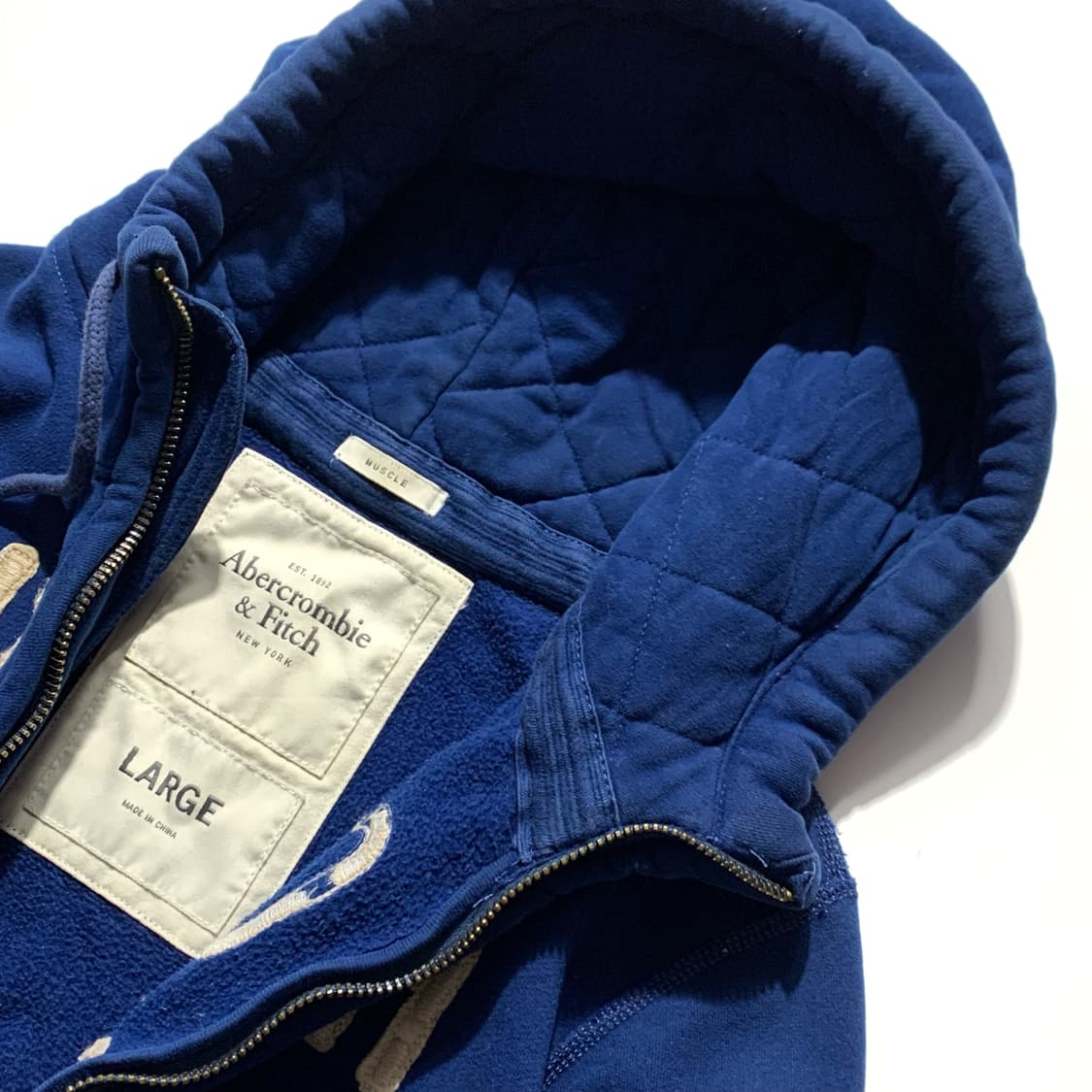 아베크롬비 후드 누빔 집업 상품이미지3