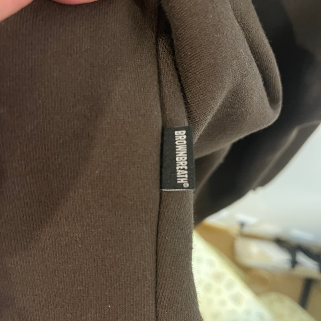 (L 사이즈) 브라운브레스 후드티 상품이미지4