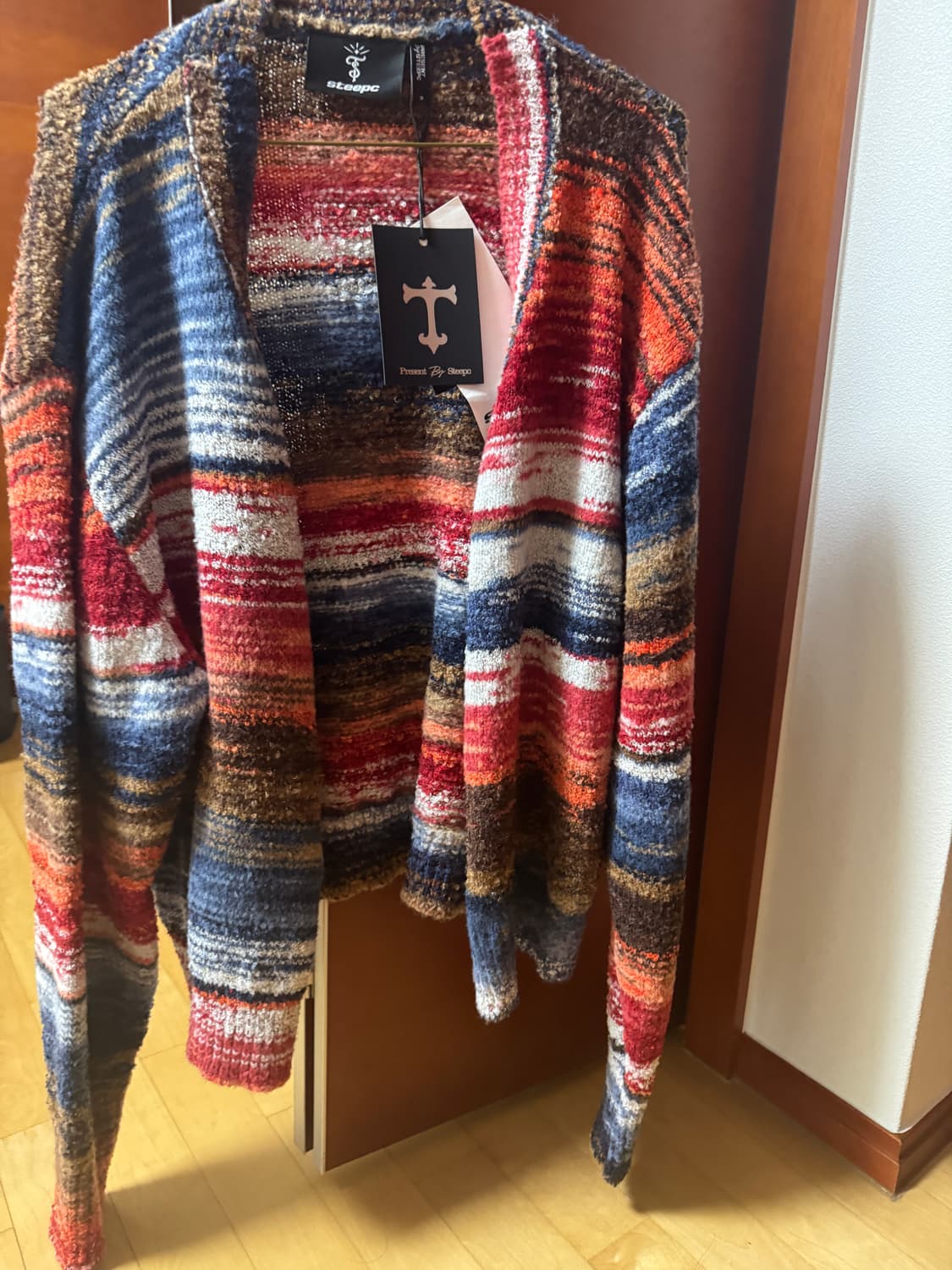 스팁 오일 그라데이션 가디건 L사이즈(새상품) 상품이미지2