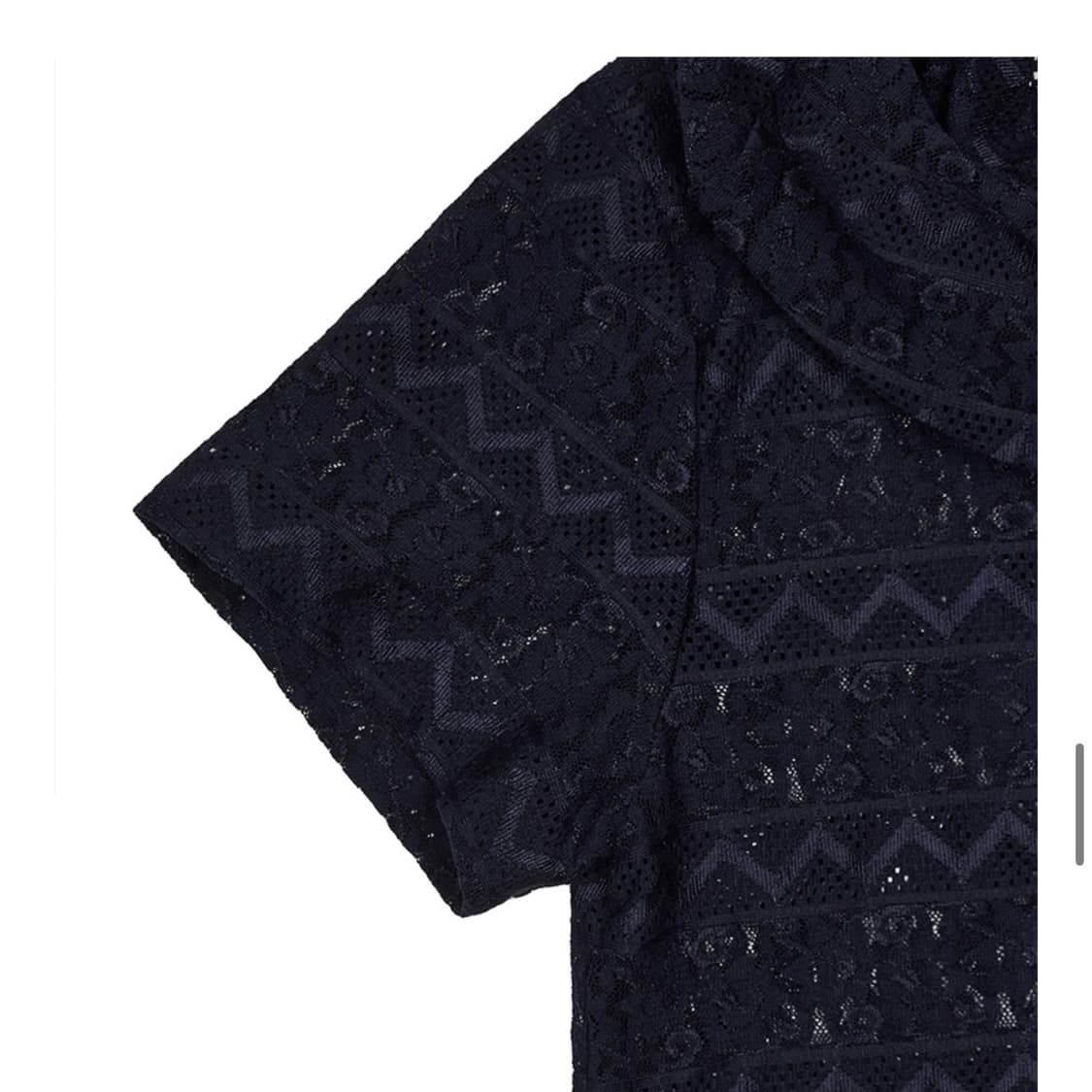 라티젠 레이스 티셔츠(네이비) 상품이미지6