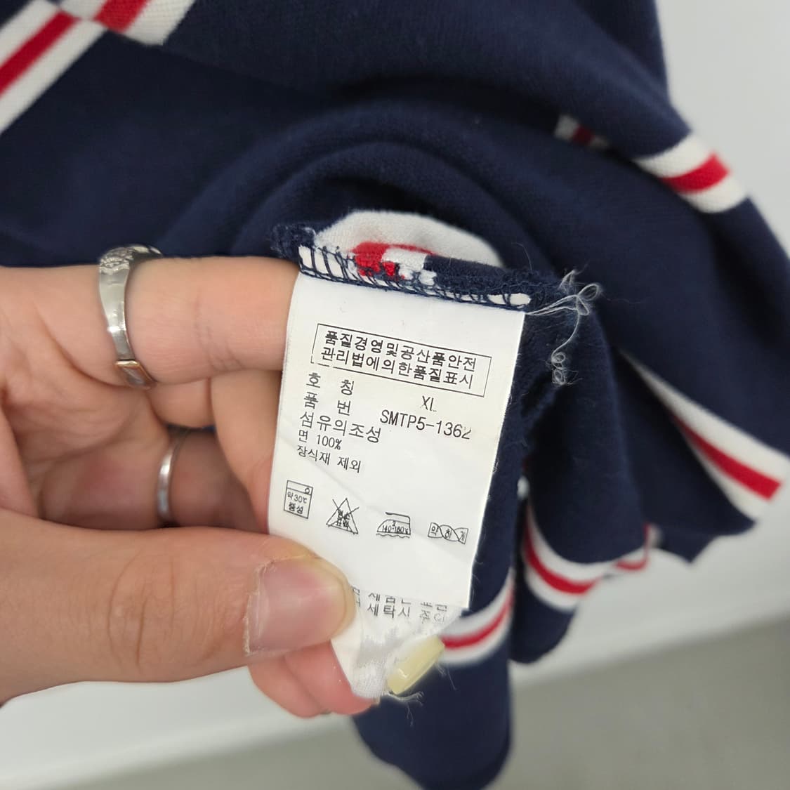폴로 랄프로렌 스트라이프 반팔 카라티 빅포니 남XL 상품이미지5