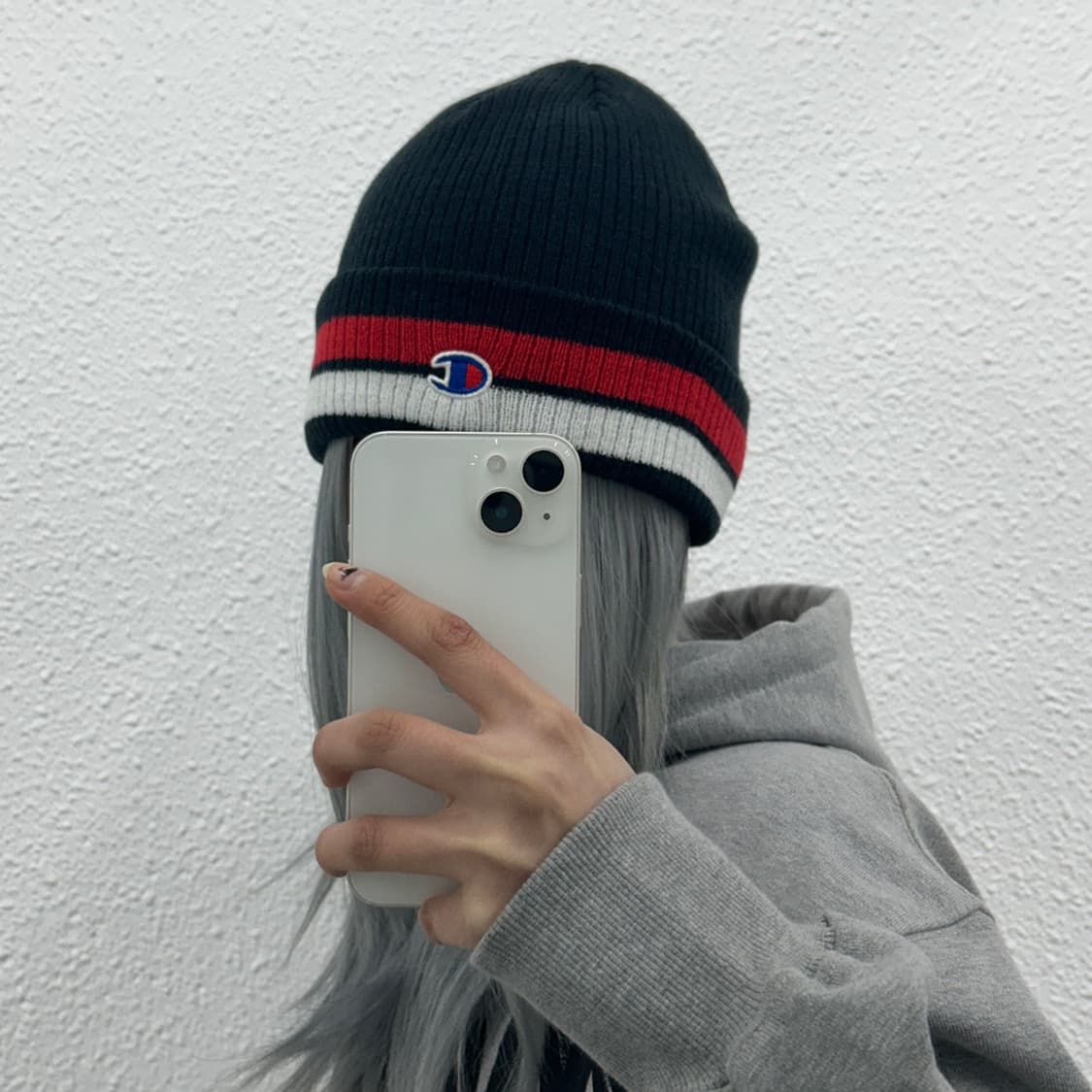 챔피온 단가라 블랙 비니 상품이미지1