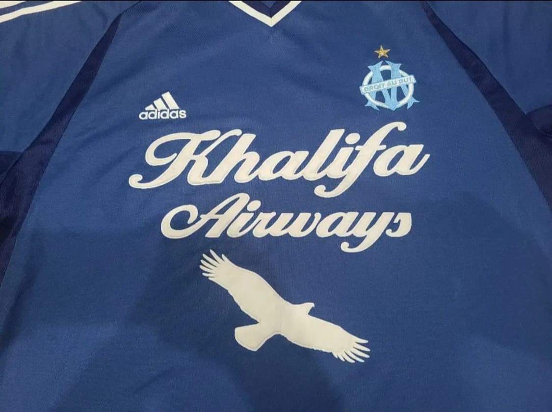 아디다스 01 02 올림피크 마르세유 올드레플 축구져지 상품이미지2