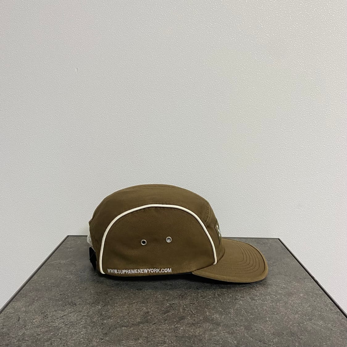 (OS) 슈프림 박스로고 캠프캡 모자 워시드 브라운 상품이미지3
