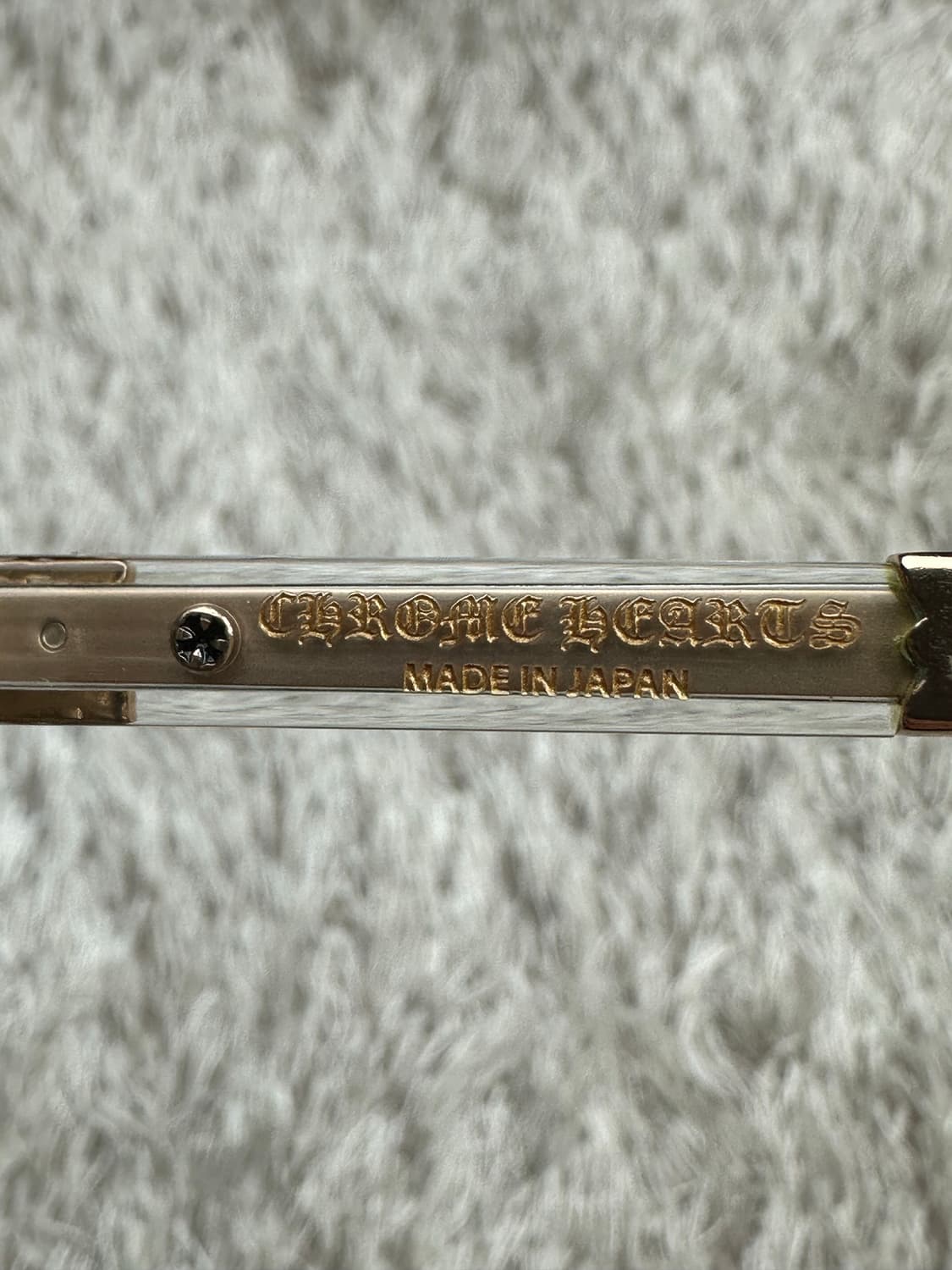 [52-21-152] 정품 크롬하츠 덕 버터 크리스탈 골드 플레이트 상품이미지9