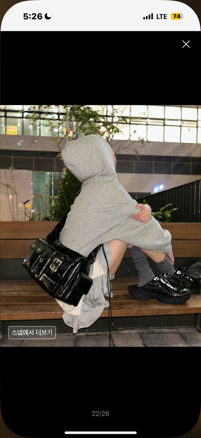 블랙퍼플 포트리스 백 Fortress Bag_Black 상품이미지8