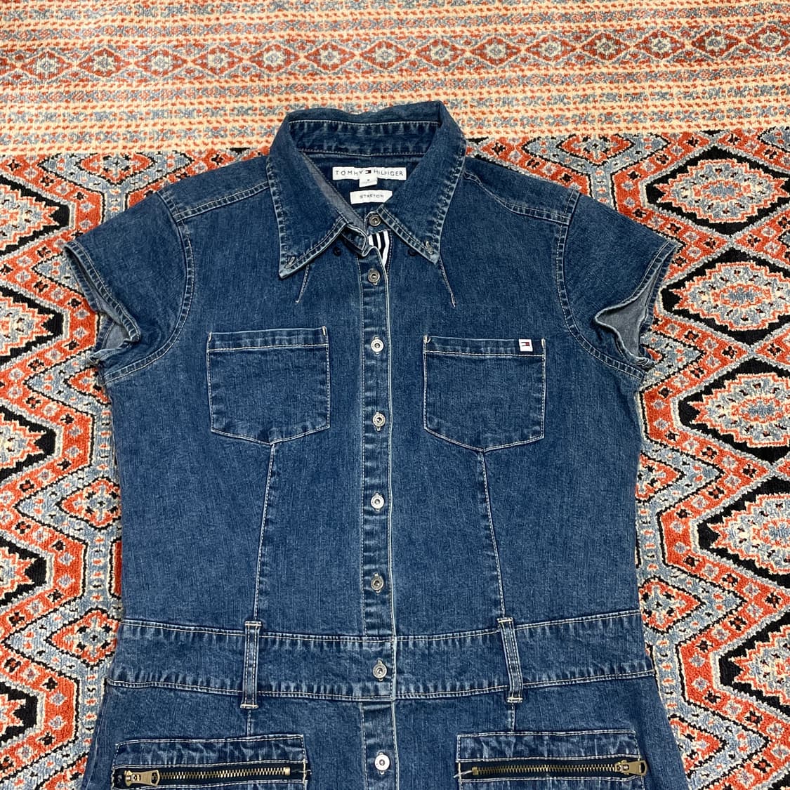 타미힐피거 데님 버튼 원피스 여성8 상품이미지2