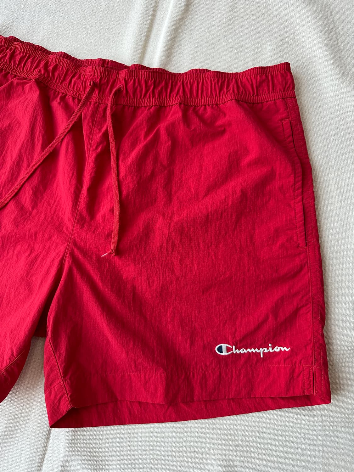 챔피온 나일론 스윔 쇼츠 레드 XL 상품이미지2