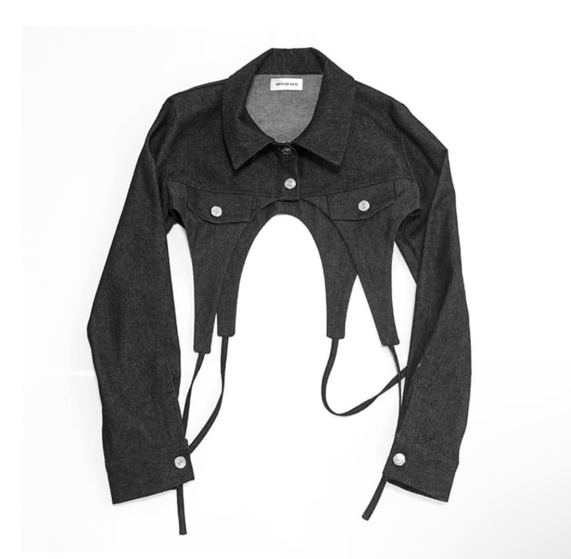 Denim Crop Jacket 상품이미지1