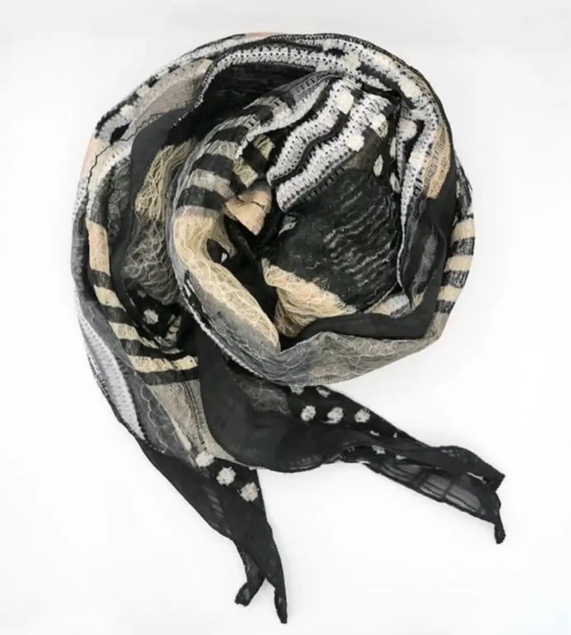 코이세이오 스카프 블랙 상품이미지1