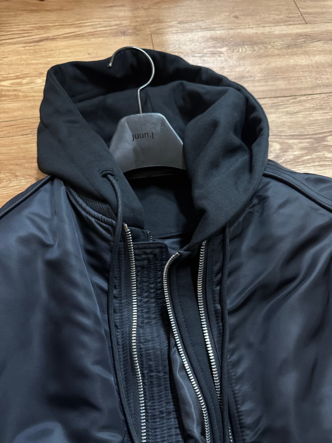 준지 후드 마원 ma-1 블랙 44사이즈 22fw 상품이미지2