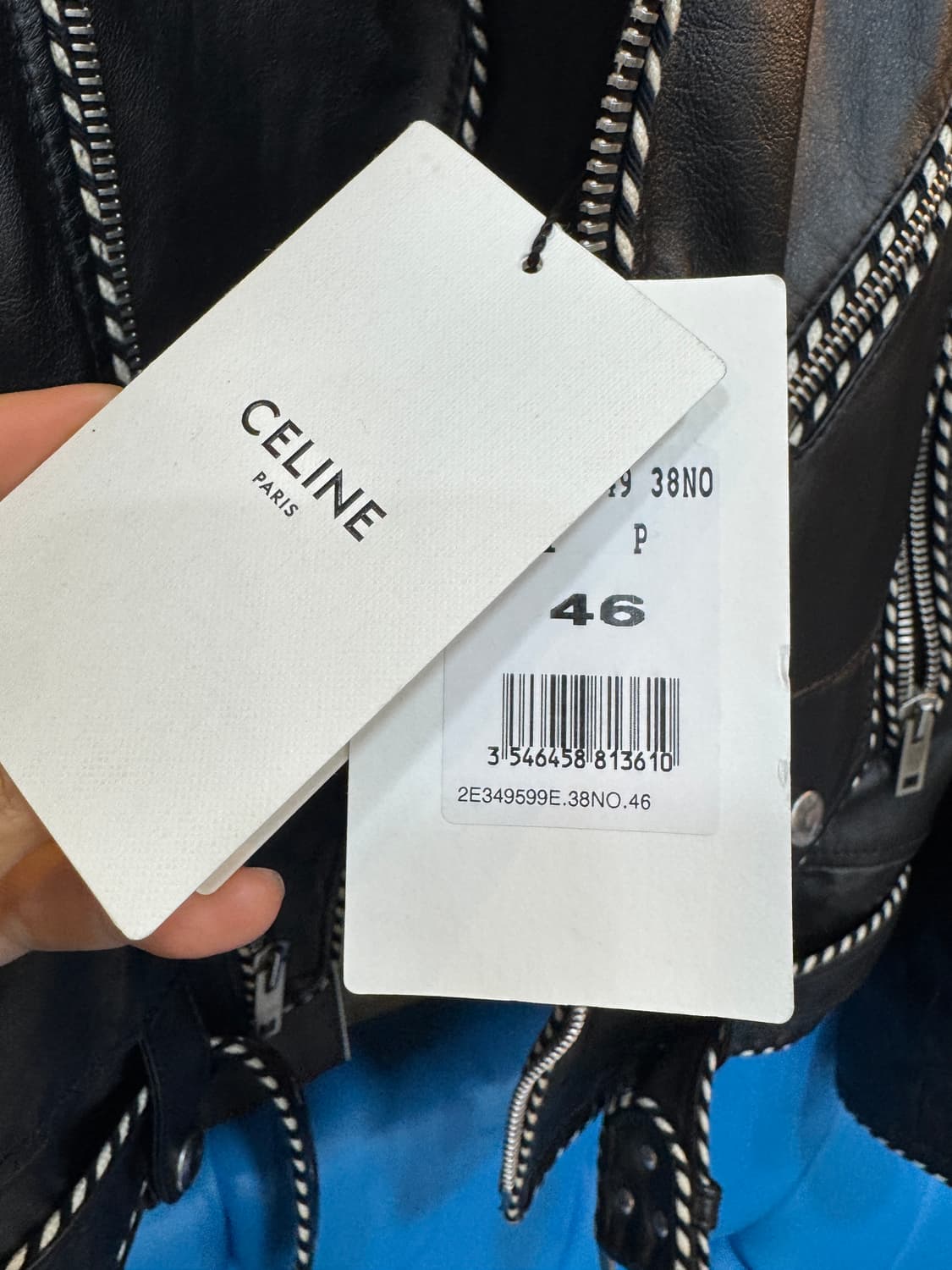 셀린느 19fw 파이핑레더자켓 상품이미지6