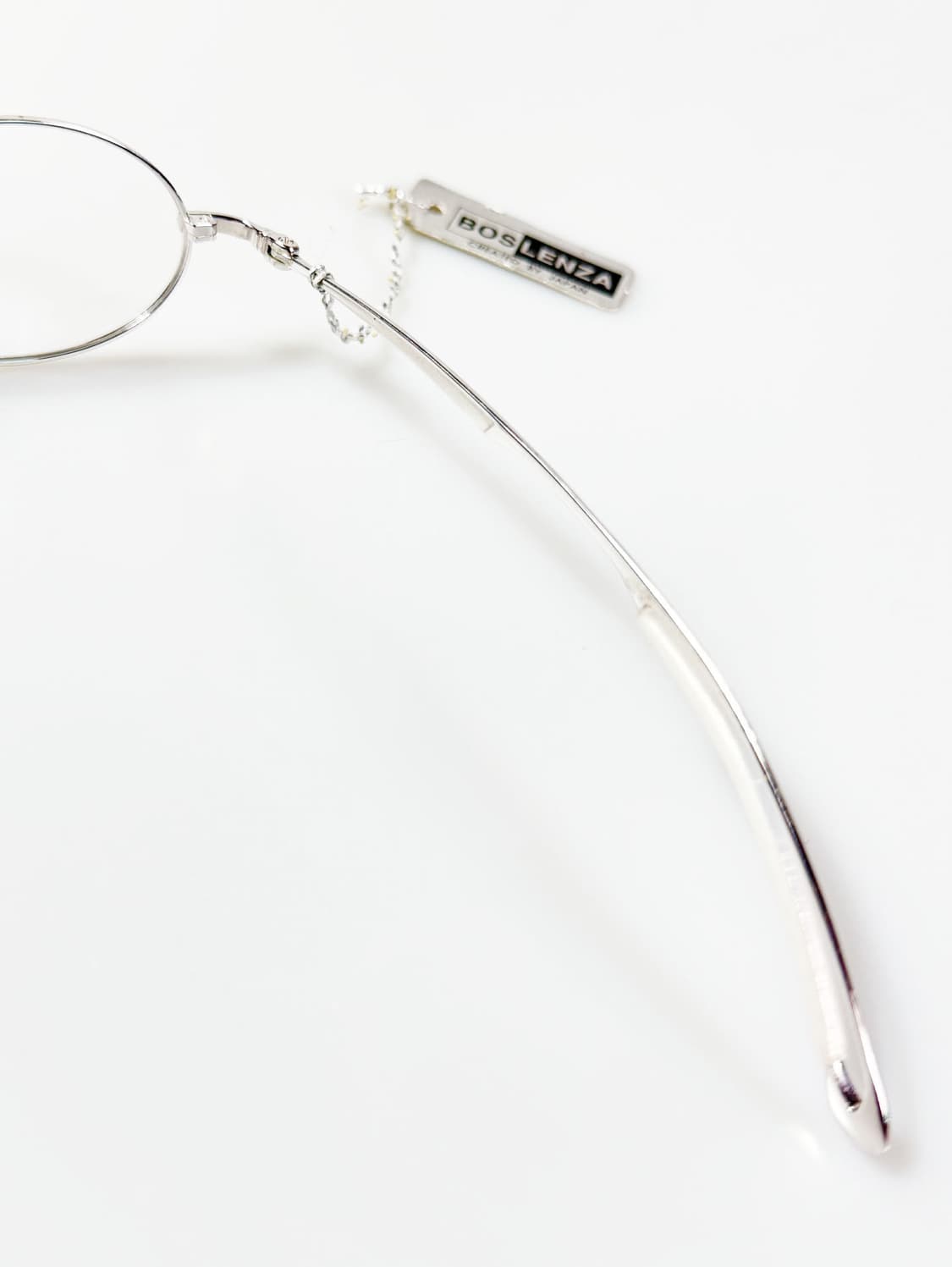 BOS LENZA 실버 슬임 오벌 메탈 프레임 빈티지 안경 상품이미지6