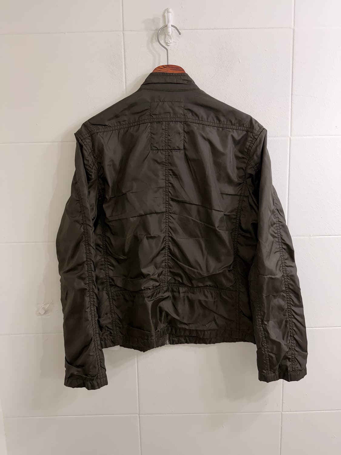 빈티지 카키 브라운 셔링 데일리 스트릿 코디 세트 상품이미지5