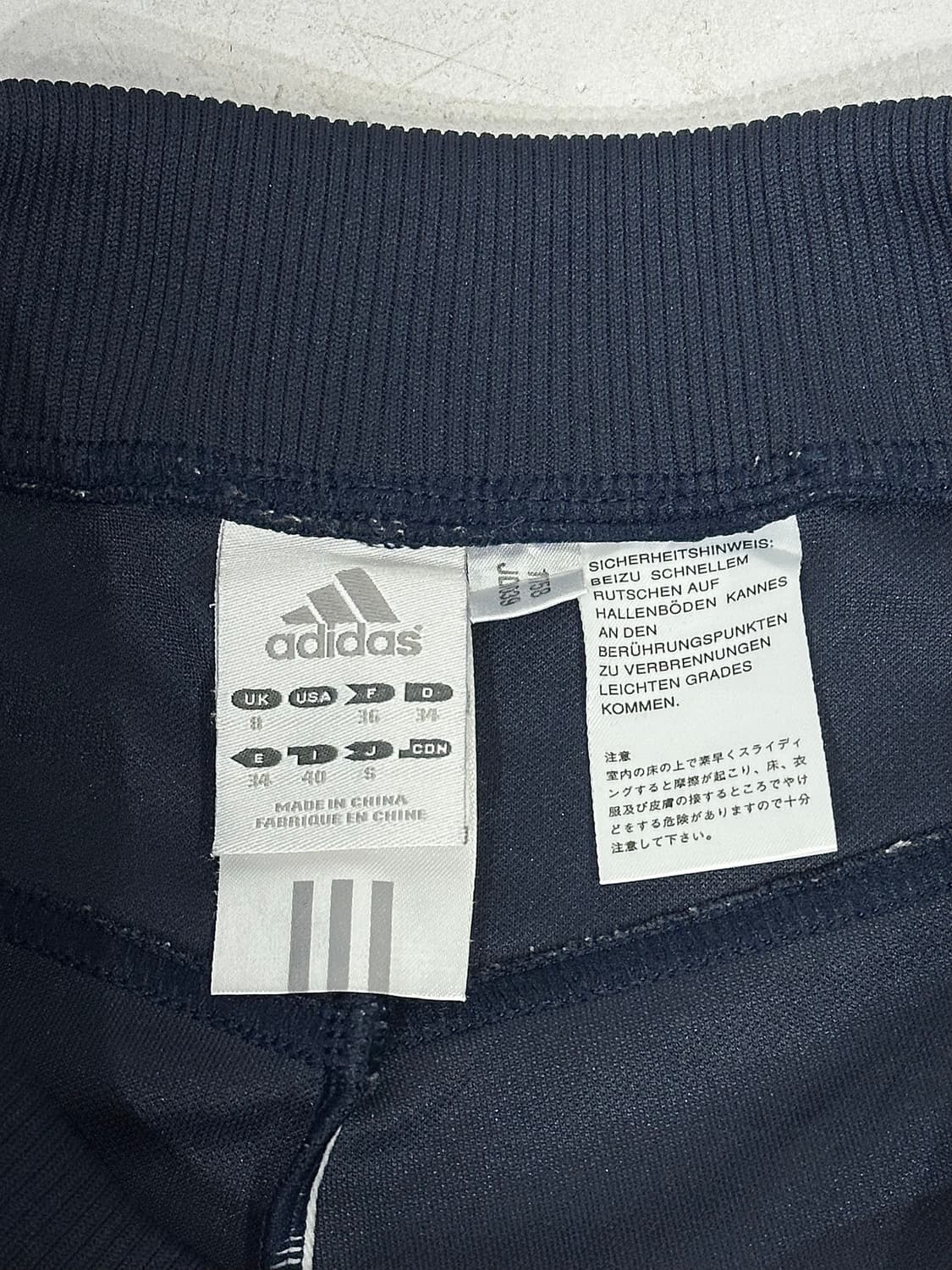 아디다스 네이비 부츠컷 대장급 핑크 삼선 와이드 트레이닝 팬츠 S 상품이미지7