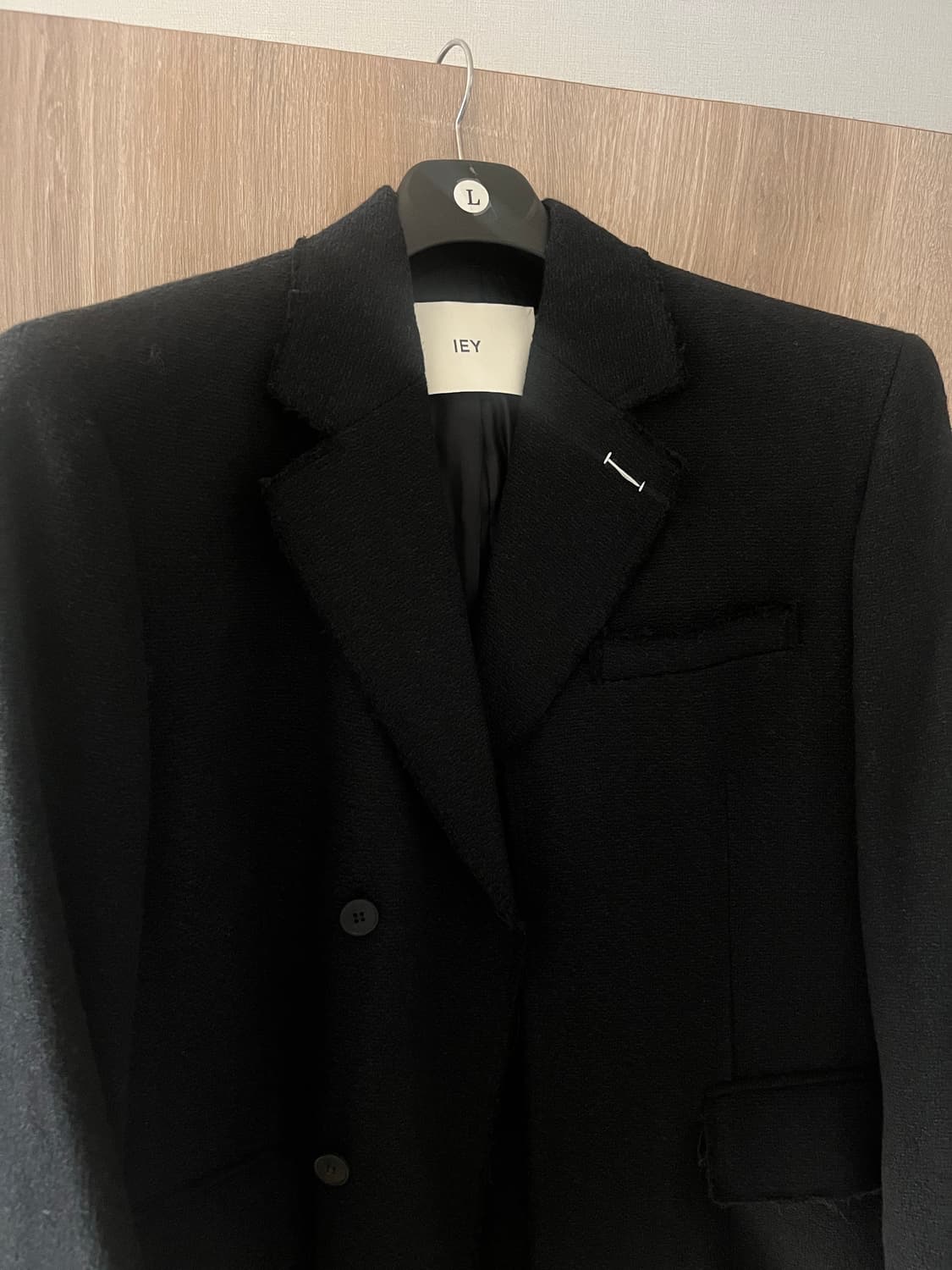 IEY TWEED LAYERED BLAZER Black 상품이미지8