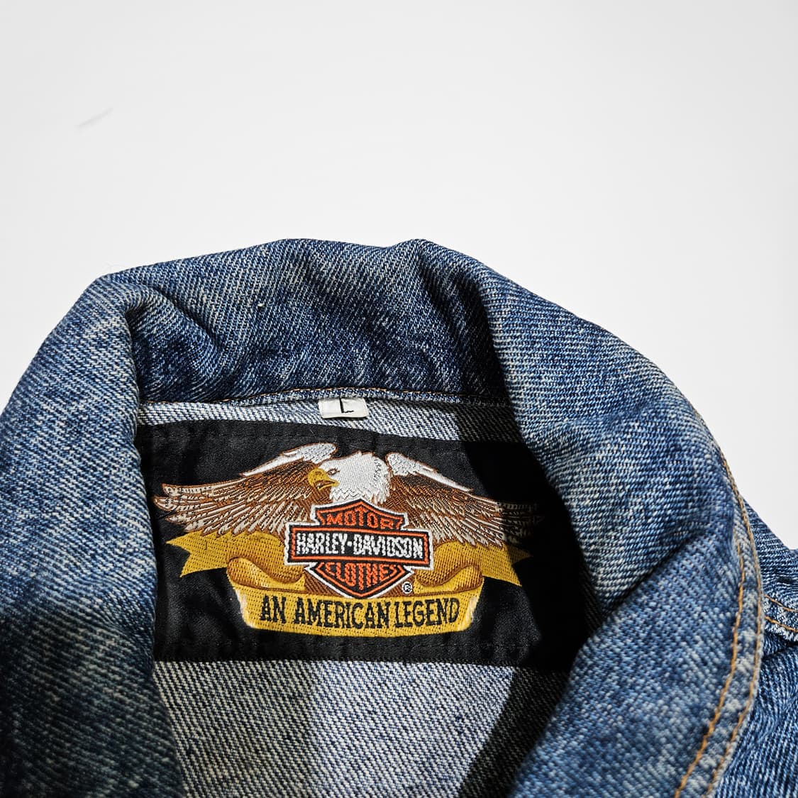 90s 할리데이비슨 데님 자켓[L] 상품이미지7