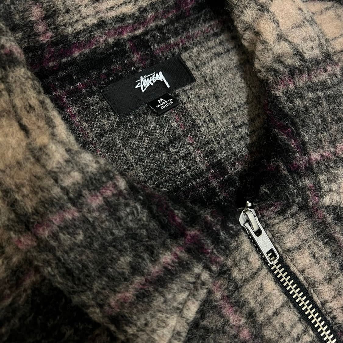 스투시 플레이드 집 자켓 상품이미지3