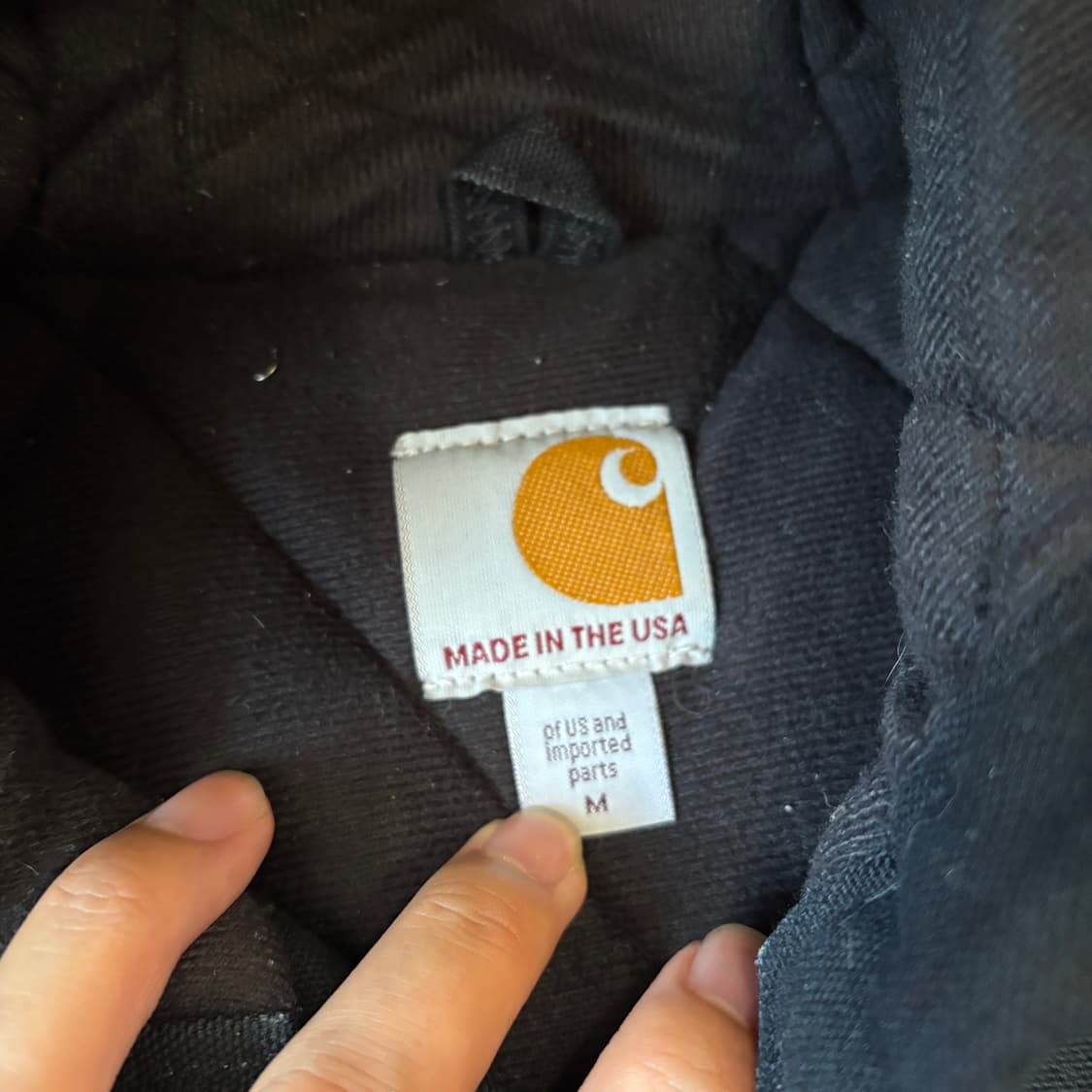 미국 생산 칼하트 j131 블랙 액티브 자켓  상품이미지7