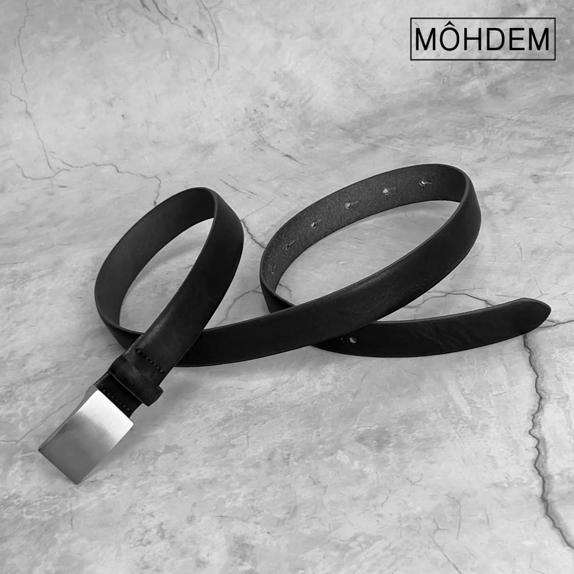 [Unisex] 블랙홀 베지터블 레더 벨트 상품이미지1