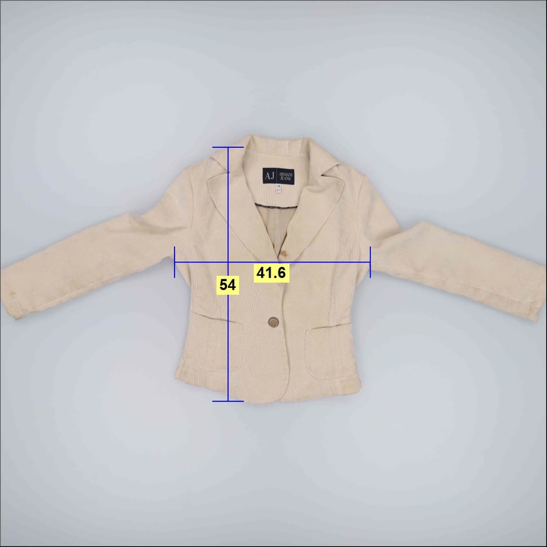 [EU 38] 아르마니진 여성 코듀로이 자켓 0116H1 상품이미지9