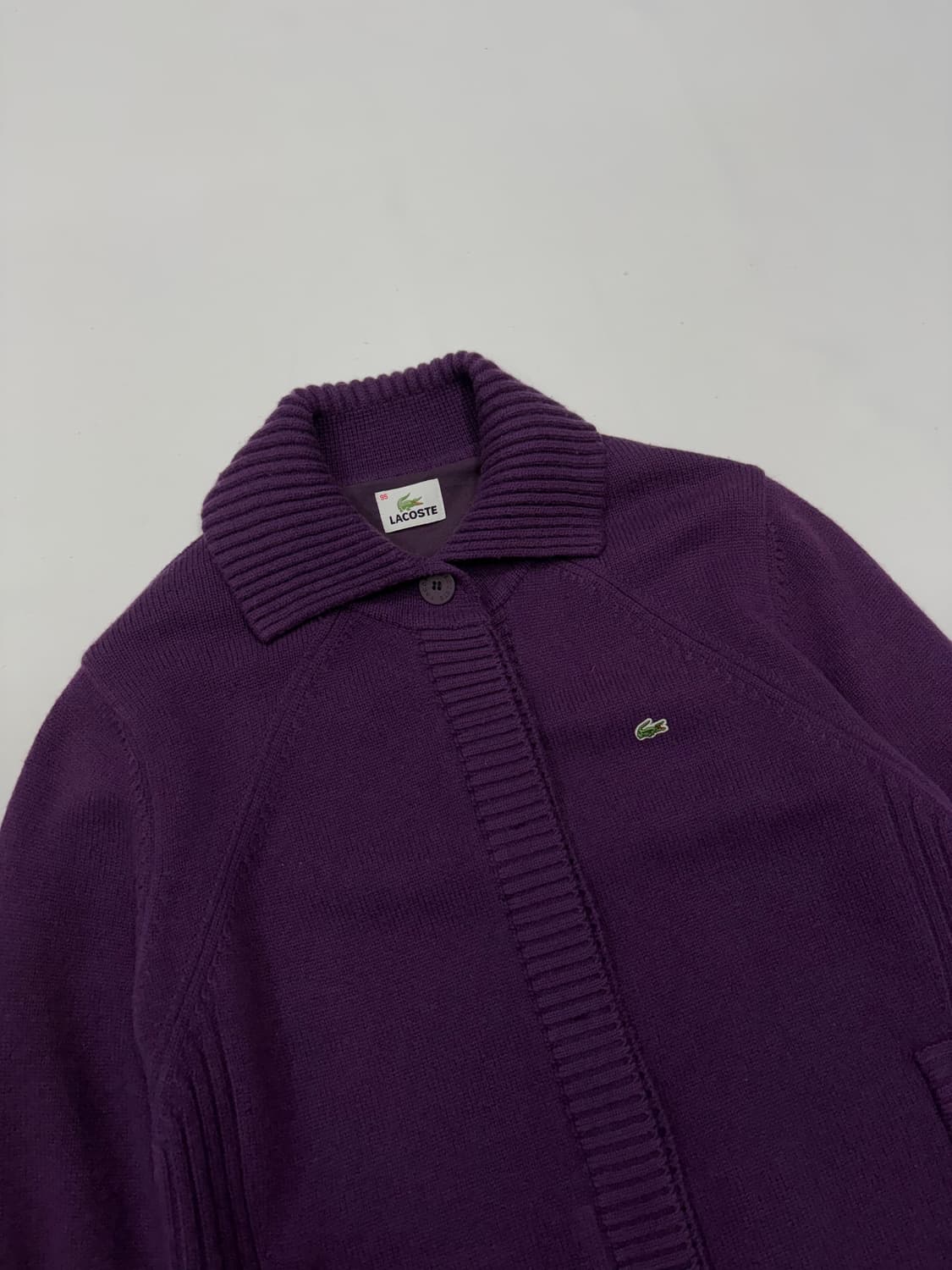 라코스테 버튼 집업 니트 상품이미지3
