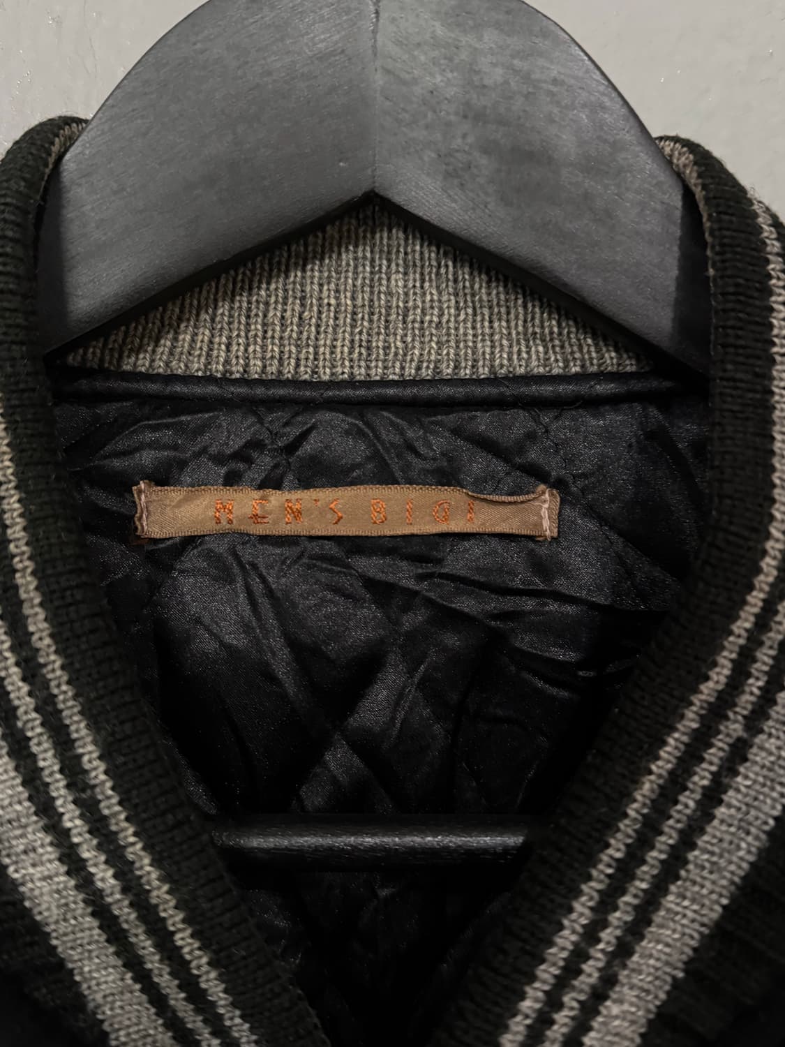 90s Men's BIGI 맨즈비기 레터링 울 바시티자켓 상품이미지5