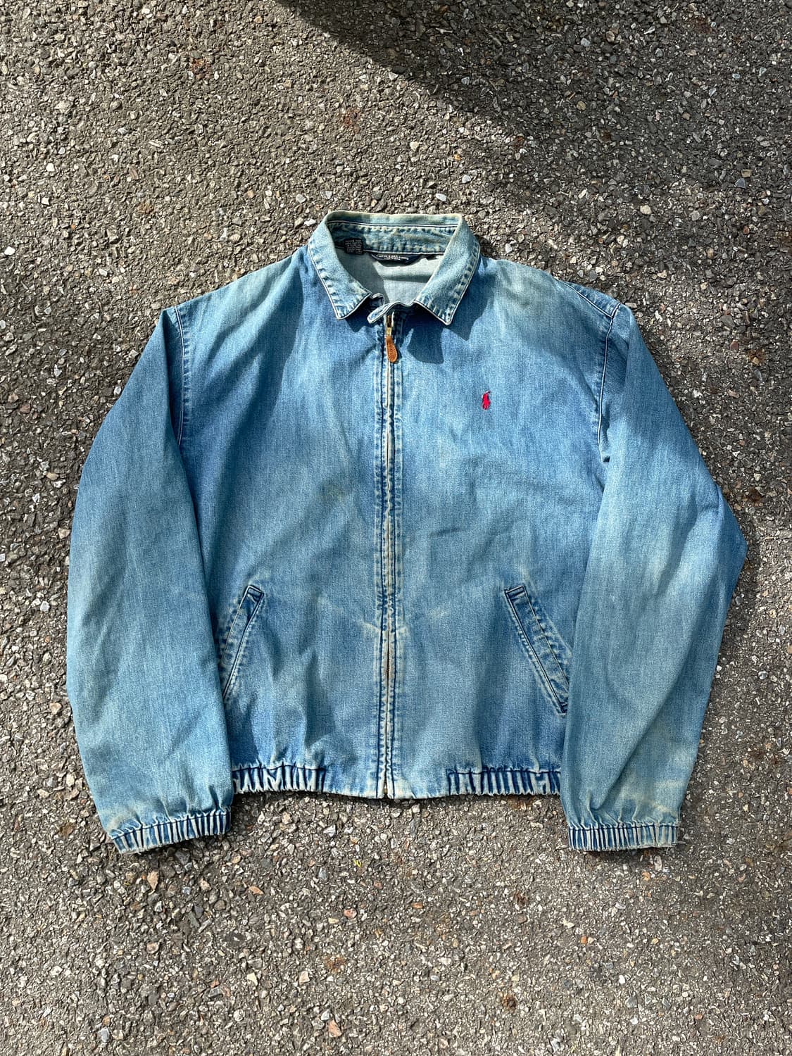 폴로 랄프로렌 80s USA 데님 스윙탑 자켓 XL 상품이미지1
