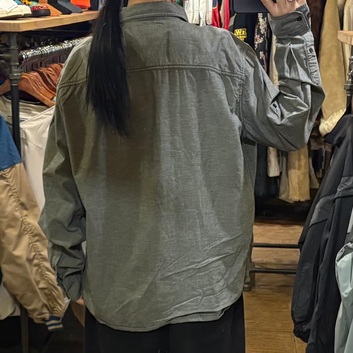 [HI] Carhartt 칼하트 투포켓 긴팔셔츠 그레이 상품이미지5