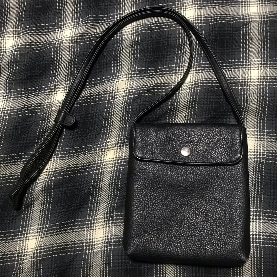 00s 재팬 papas 미니 소가죽 크로스백 새상품 상품이미지1