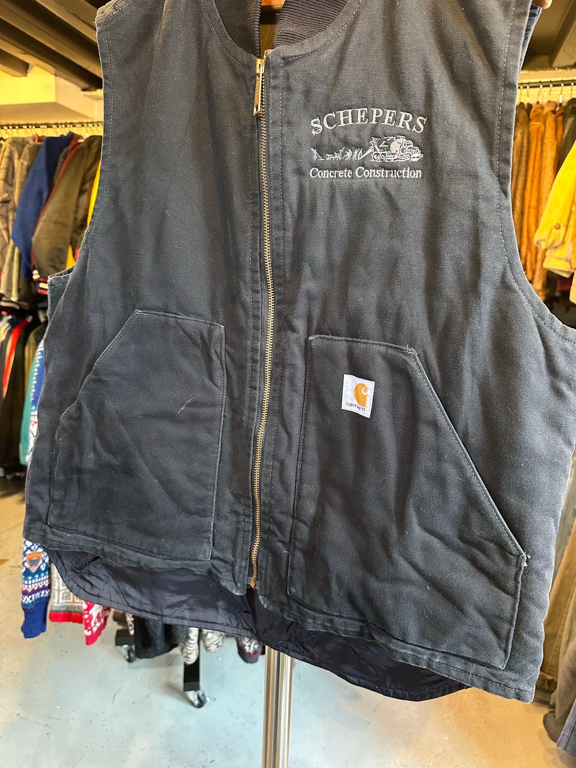 칼하트 퀄팅 라이닝 컨버스 워크 베스트 상품이미지5